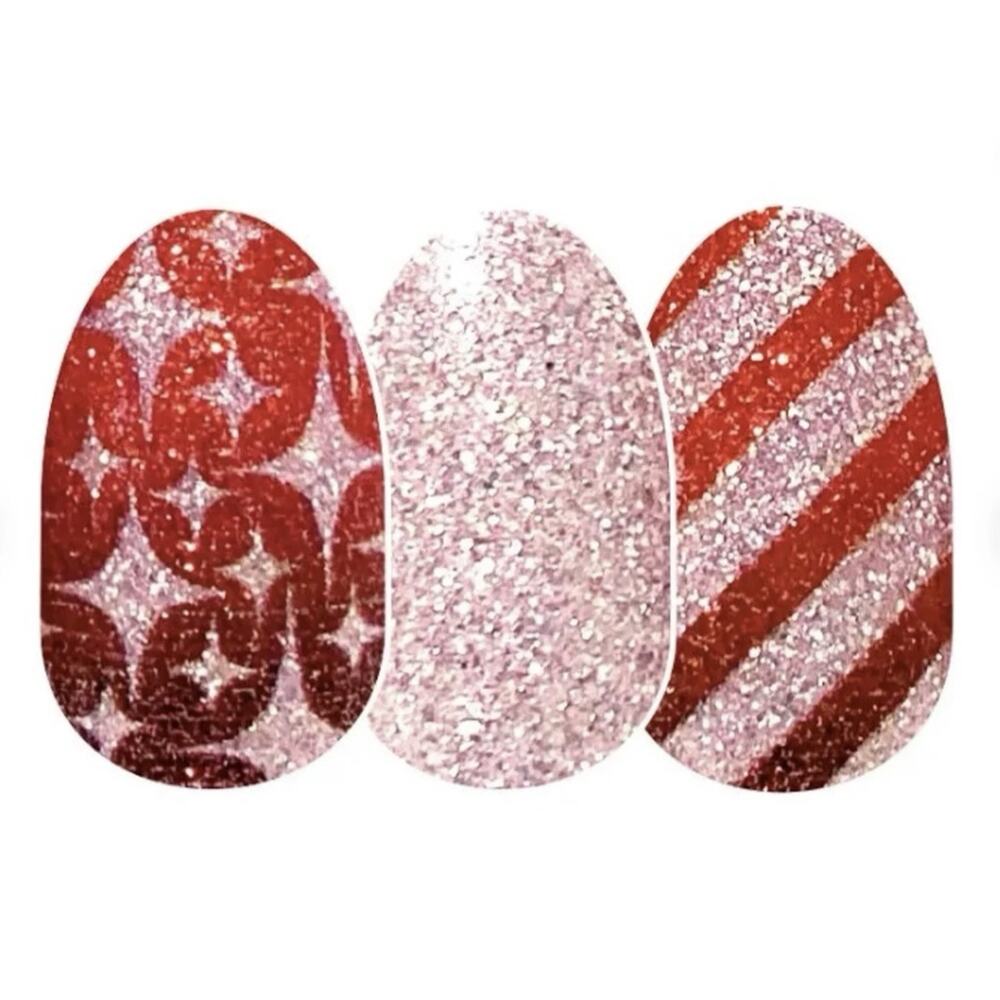 Color Street Wrap It Up Nail Polish Strips Set Christmas Holidays Red Gold NEW